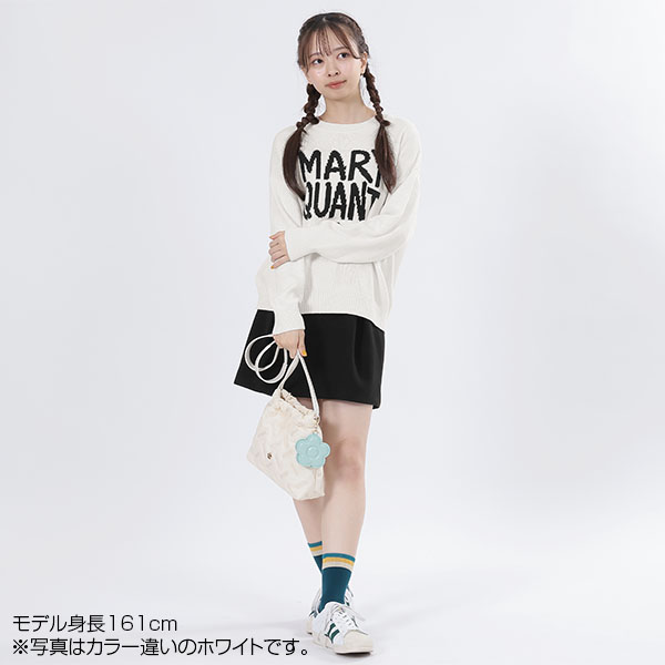 ペイントロゴニット プルオーバー(ブラック)