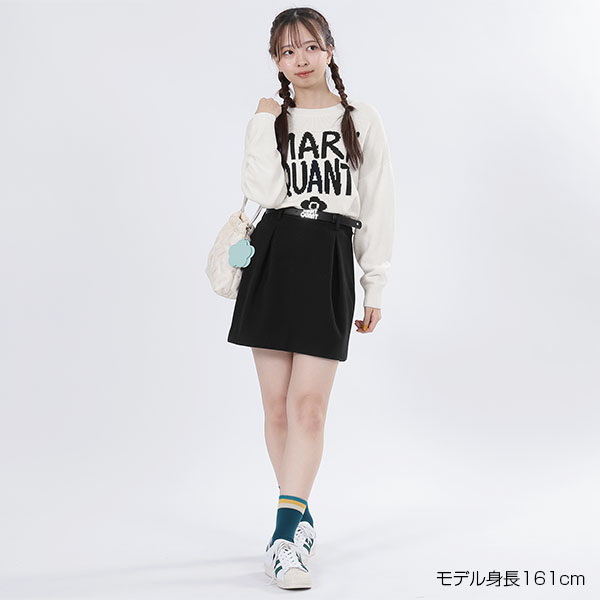 ペイントロゴニット プルオーバー(ホワイト)