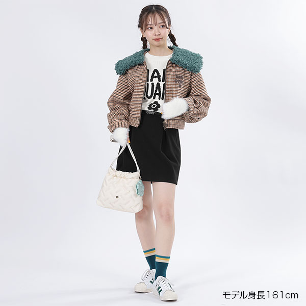 ペイントロゴニット プルオーバー(ホワイト)