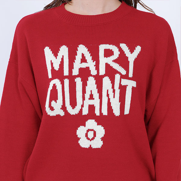 ペイントロゴニット プルオーバー(レッド)