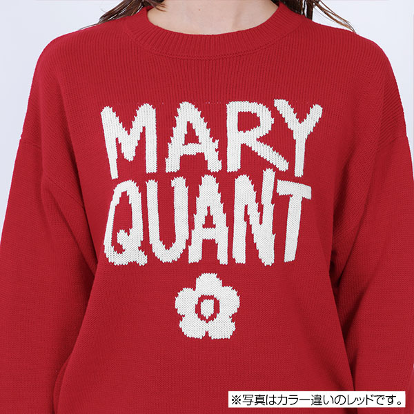 ペイントロゴニット プルオーバー(ブルー)