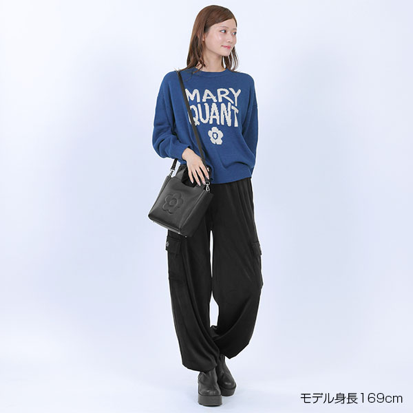 ペイントロゴニット プルオーバー(ブルー)