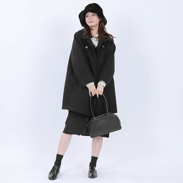 スムースデイジー トート（ブラック）