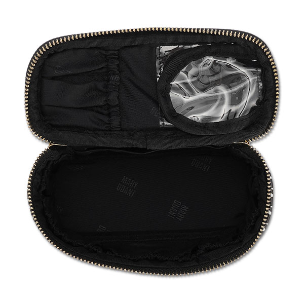 千鳥デイジーパッチ バニティ(ブラック×ホワイト)