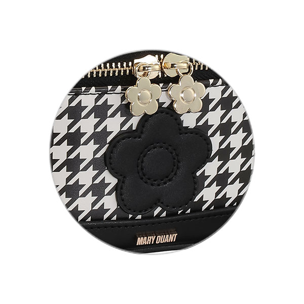 千鳥デイジーパッチ バニティ(ブラック×ホワイト)