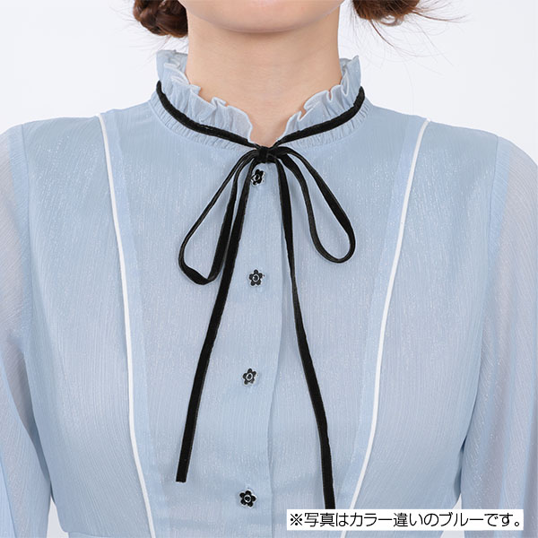 ラメシアー ドレス(ブラック)