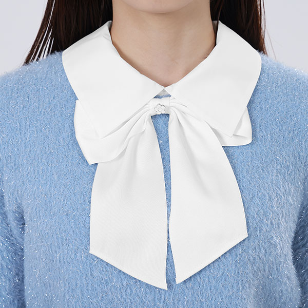 ラメリボンシャギー プルオーバー(ブルー)