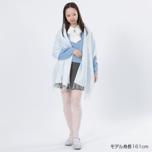 ラメリボンシャギー プルオーバー(ブルー)