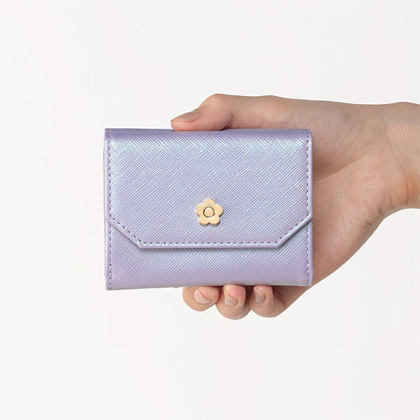 ポラリゼーション ミニウォレット(パープル)