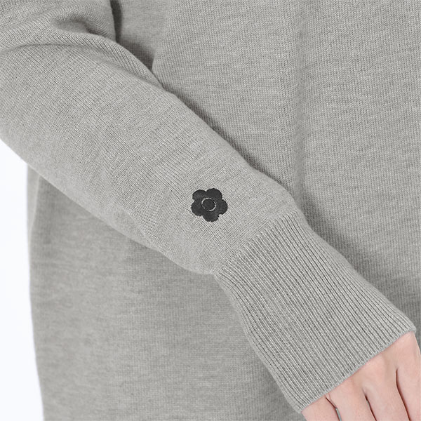 ウォームニット ワンピース(グレー)