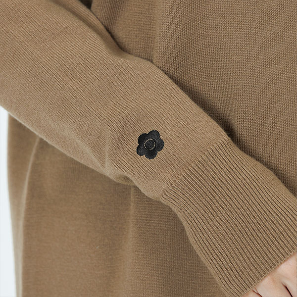 ウォームニット ワンピース(ブラウン)