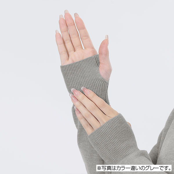 ウォームニット ワンピース(ブラウン)