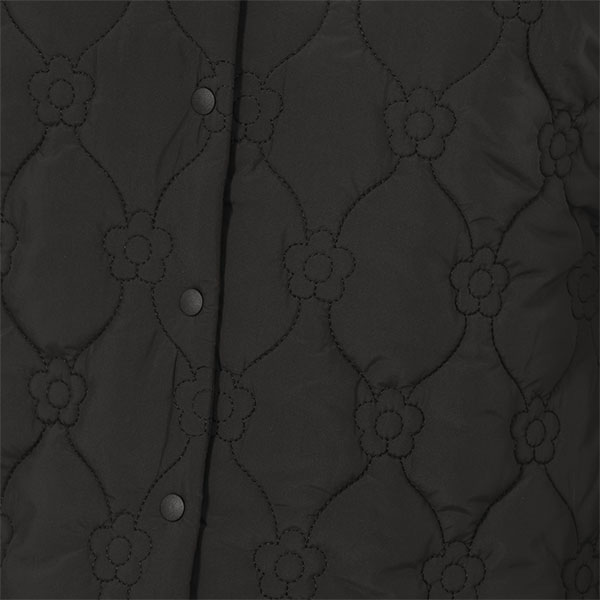 デイジーキルトポケッタブル ベスト(ブラック)