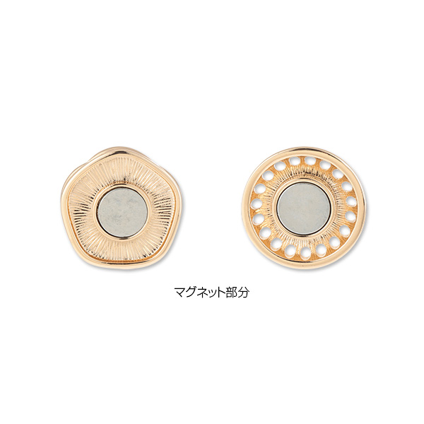 マグネット ブローチ(ゴールド)
