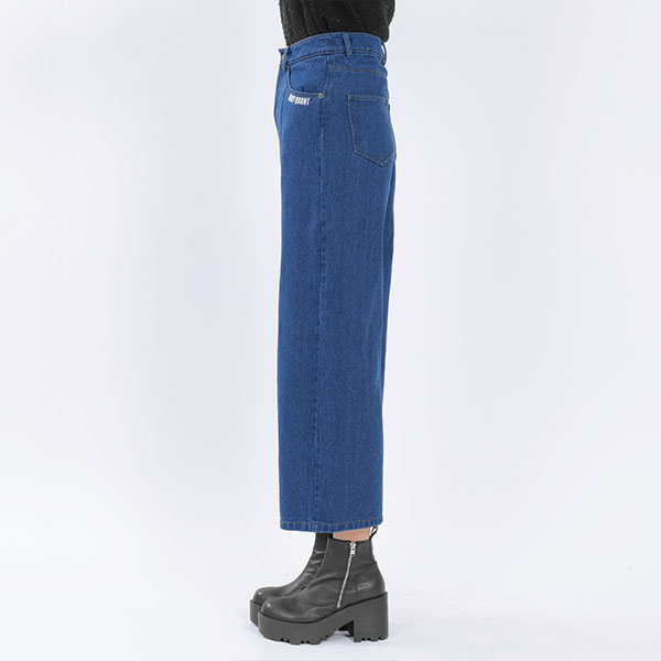 ペイントデイジーデニム パンツ(ブルー)