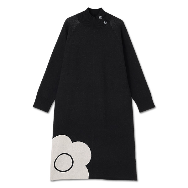デイジーJQニット ワンピース（ブラック）