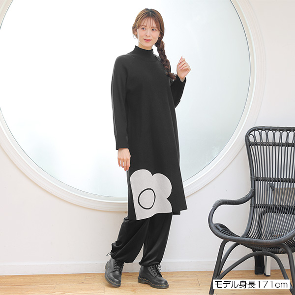 デイジーJQニット ワンピース(ブラック)