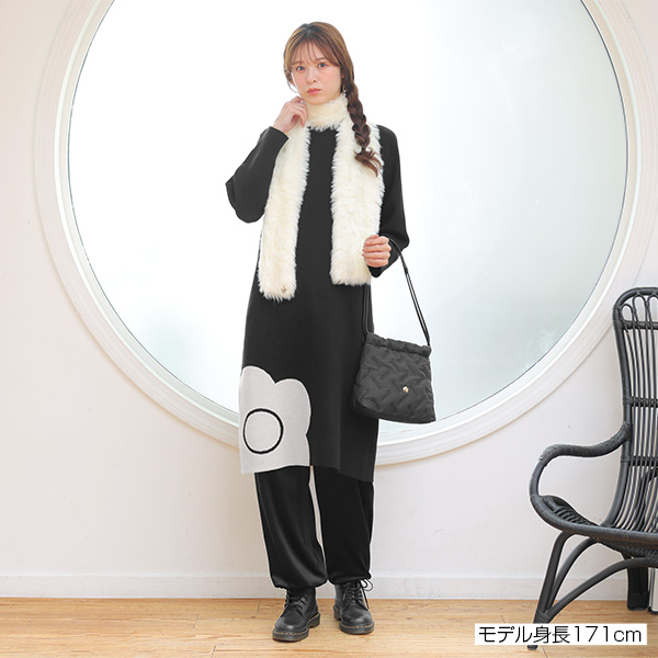 デイジーJQニット ワンピース(ブラック)