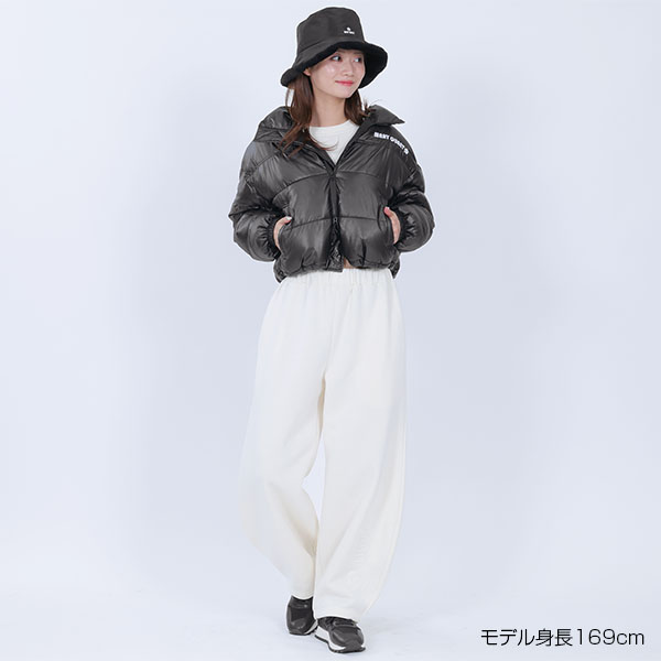 パデッドクロップド ブルゾン(ブラック)