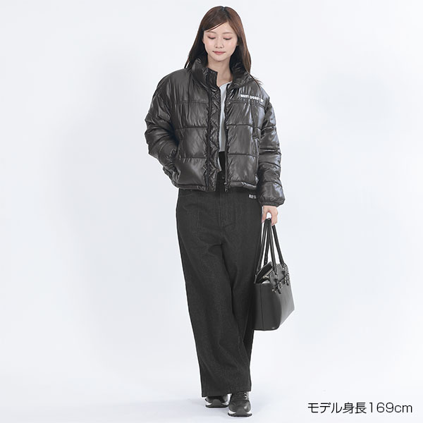 パデッドクロップド ブルゾン(ブラック)