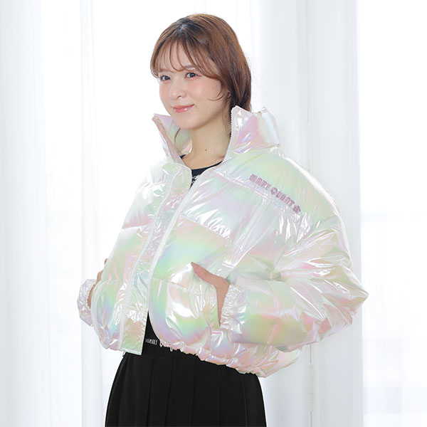 パデッドクロップド ブルゾン(オーロラホワイト)