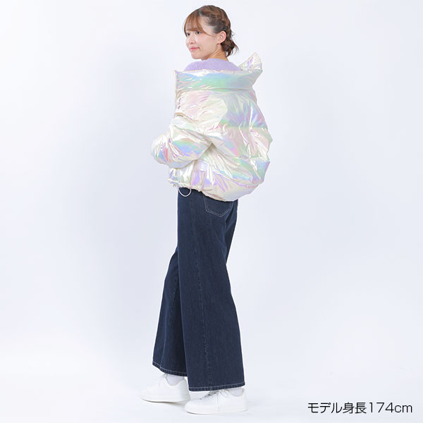 パデッドクロップド ブルゾン(オーロラホワイト)