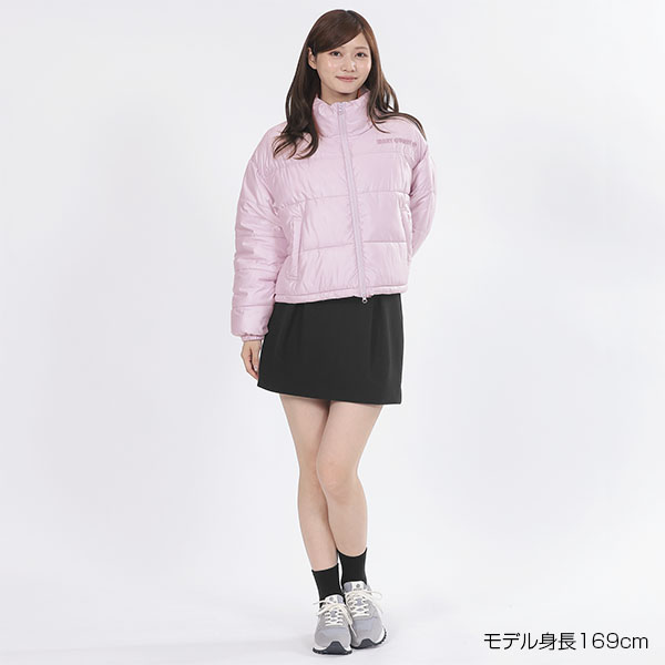 パデッドクロップド ブルゾン(パープル)