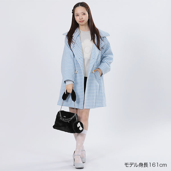 ファーデイジーラメニット プルオーバー(グレー)