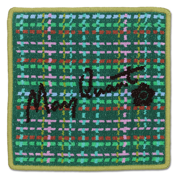 ツイードシェニール ミニタオル（グリーン）