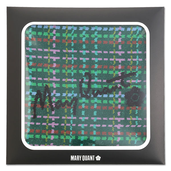 ツイードシェニール ミニタオル(グリーン)