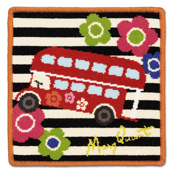 ロンドンバスシェニール ミニタオル（マルチ）