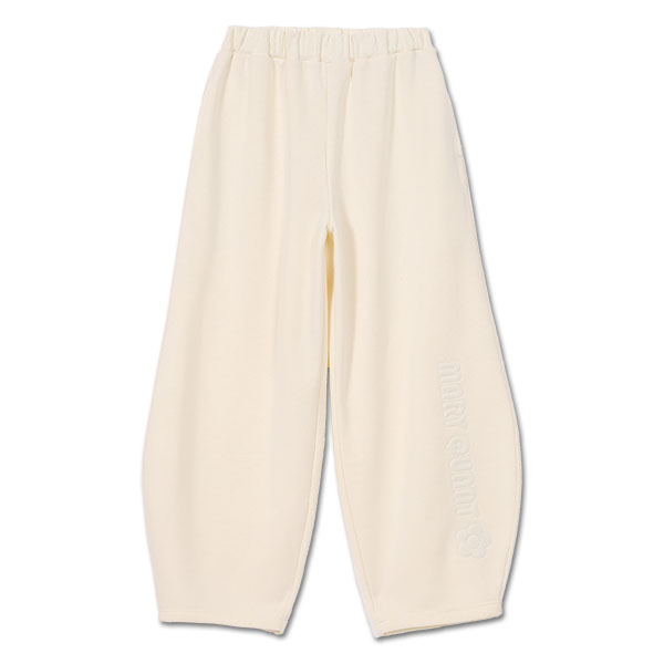 エンボス刺繍 パンツ（アイボリー）