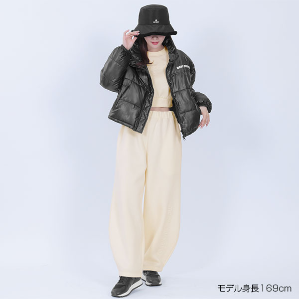 エンボス刺繍 パンツ(アイボリー)