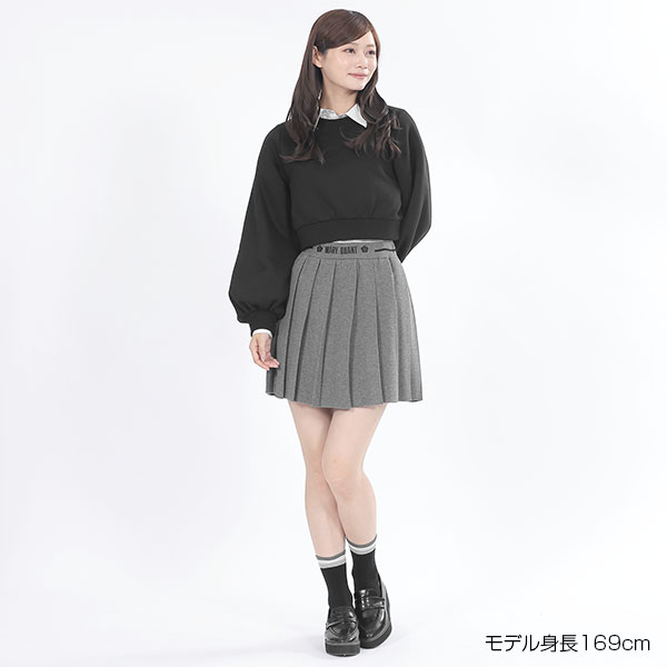 エンボス刺繍 プルオーバー(ブラック)