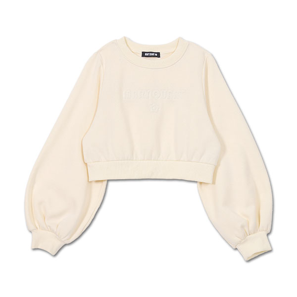 エンボス刺繍 プルオーバー（アイボリー）