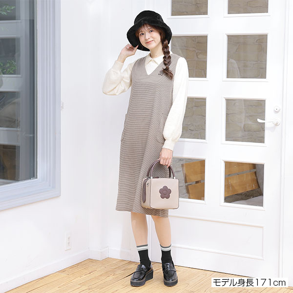 パールシャギーニット プルオーバー(ホワイト)