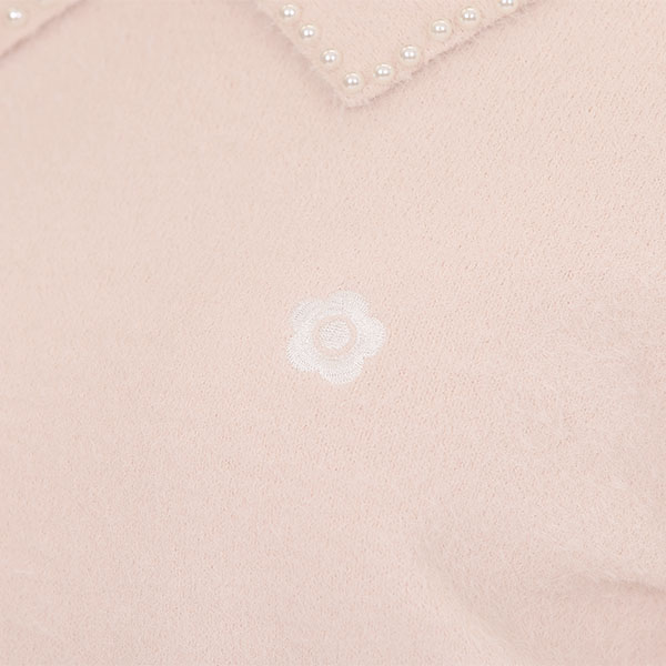 パールシャギーニット プルオーバー(ピンク)