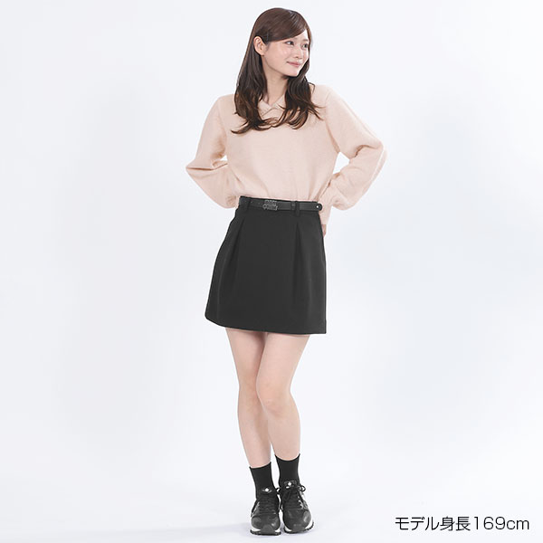 パールシャギーニット プルオーバー(ピンク)