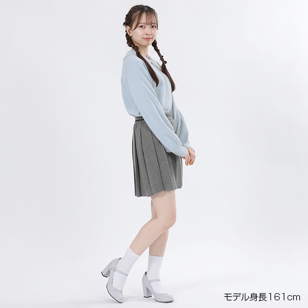 パールシャギーニット プルオーバー(ブルー)