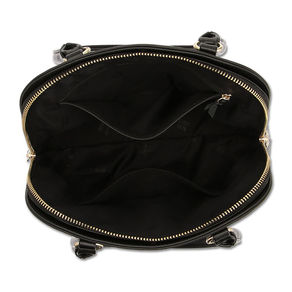 ラウンドシェイプ トート(ブラック)