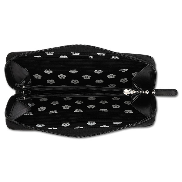 デイジーエンボスフロート パース(ブラック)