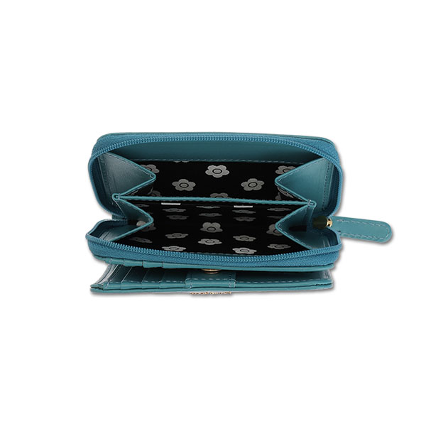 デイジーエンボスフロート ウォレット(グリーン)