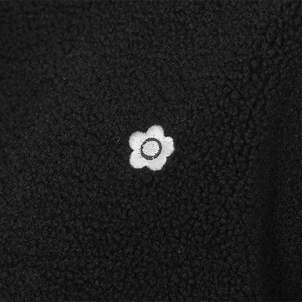 リバーシブル キルト ブルゾン(ブラック)