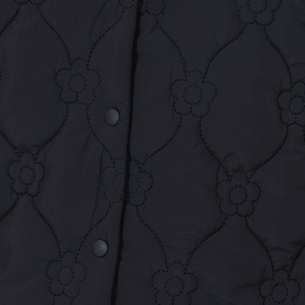 リバーシブル キルト ブルゾン(ブラック)