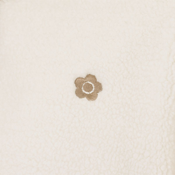 リバーシブル キルト ブルゾン(ベージュ)