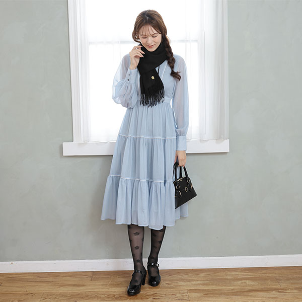 カシミヤ マフラー(ブラック)