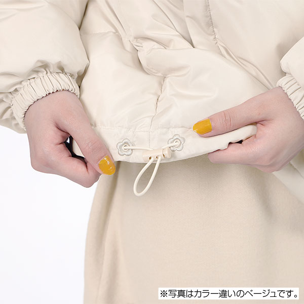 ロゴダウンパーカ ブルゾン（ブラック）