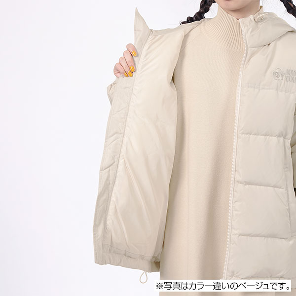 ロゴダウンパーカ ブルゾン（ブラック）