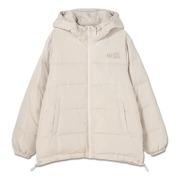 【ママ】MARY QUANT マリクワ　フード　ロング　ブルゾン　コスメ柄 ママ様専用】MARY QUANT マリクワ フード ロング ブルゾン コスメ柄