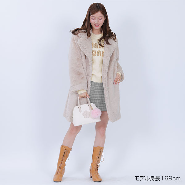 スパンコールニット プルオーバー（ホワイト）